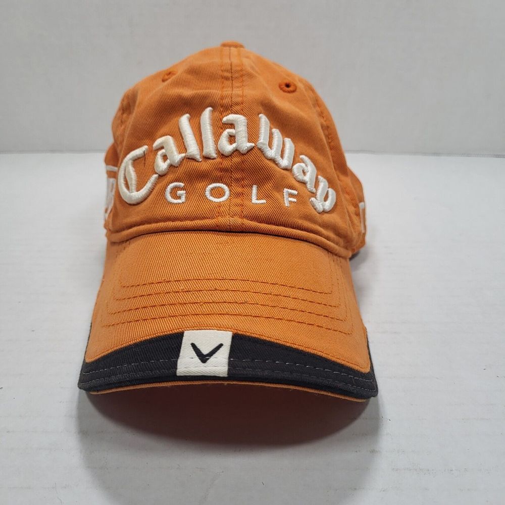 Callaway Golf‎ HX Tour FT-3 New Era Orange Strapback Hat One Size Adjustable